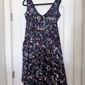 City Chic kiss me softly V-Neck Sleeveless Midi Dress size S